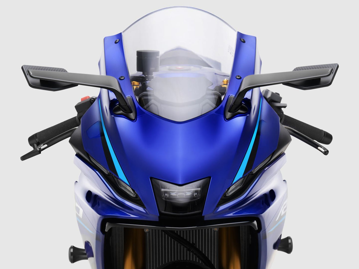 Stealth Max Supersport Mirrors Pair Black Yam