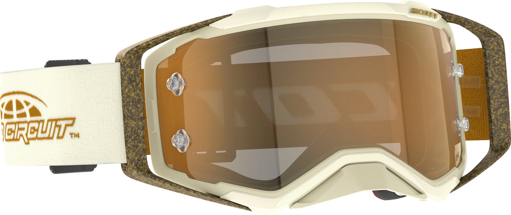 Prospect Pro Circuit Goggle Beige/Wht/Br Amp Gld Cr Wrks