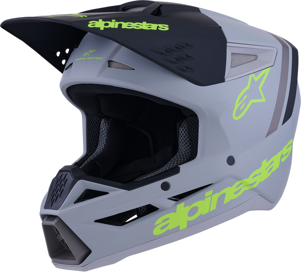 Sm3 Radium Helmet Gry/Blk/Ylw Fluo Matt 2x
