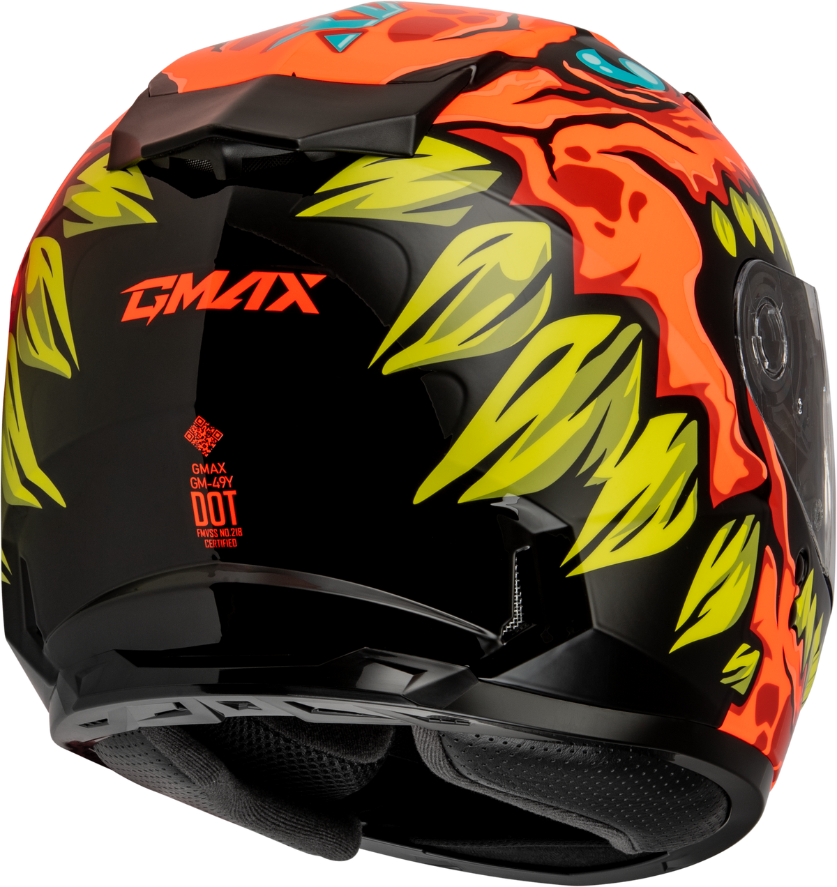 Youth Gm 49y Drax Helmet Orange Ys