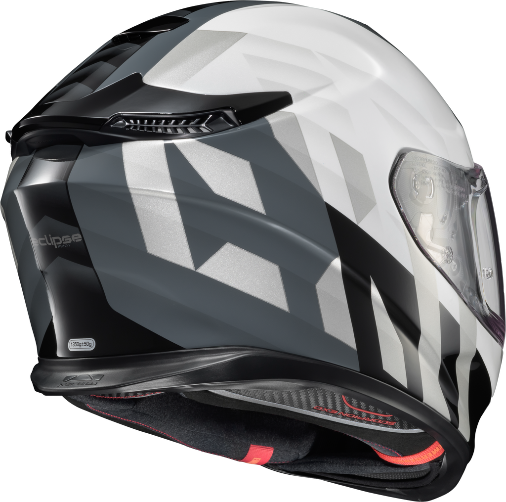 Exo Eclipse Full Face Helmet Pivot White Xl