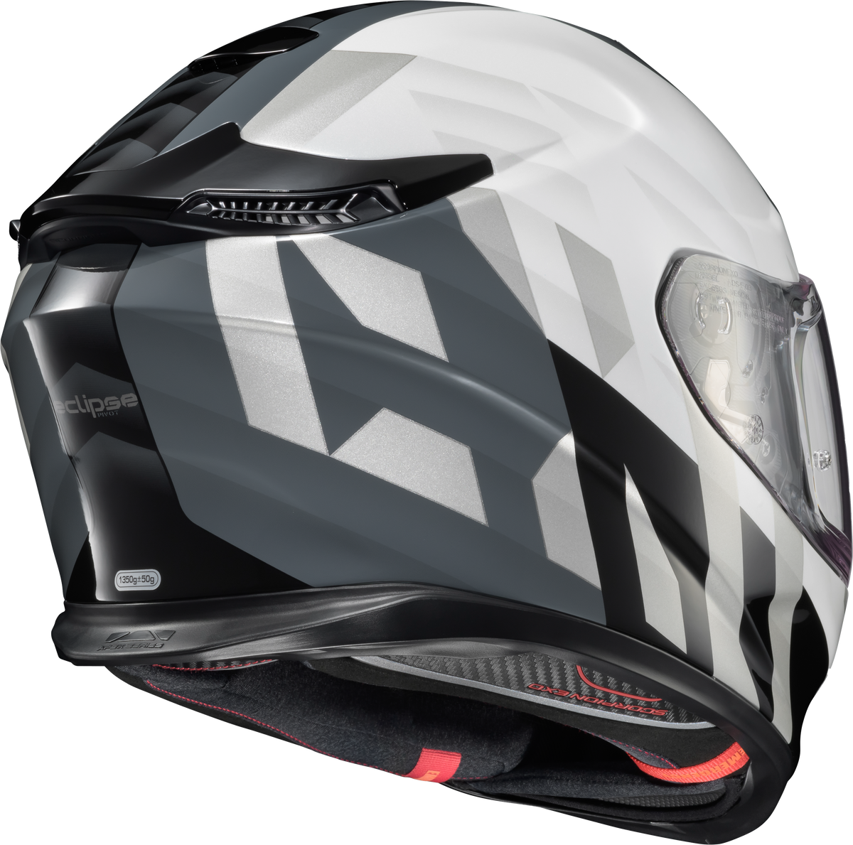 Exo Eclipse Full Face Helmet Pivot White Xl
