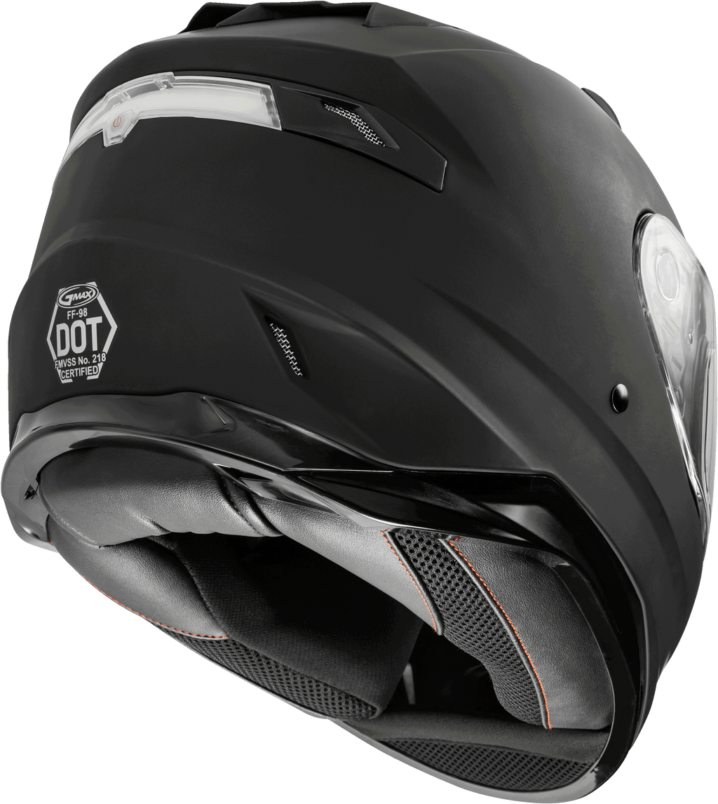 Ff 98 Full Face Helmet Matte Black 2x