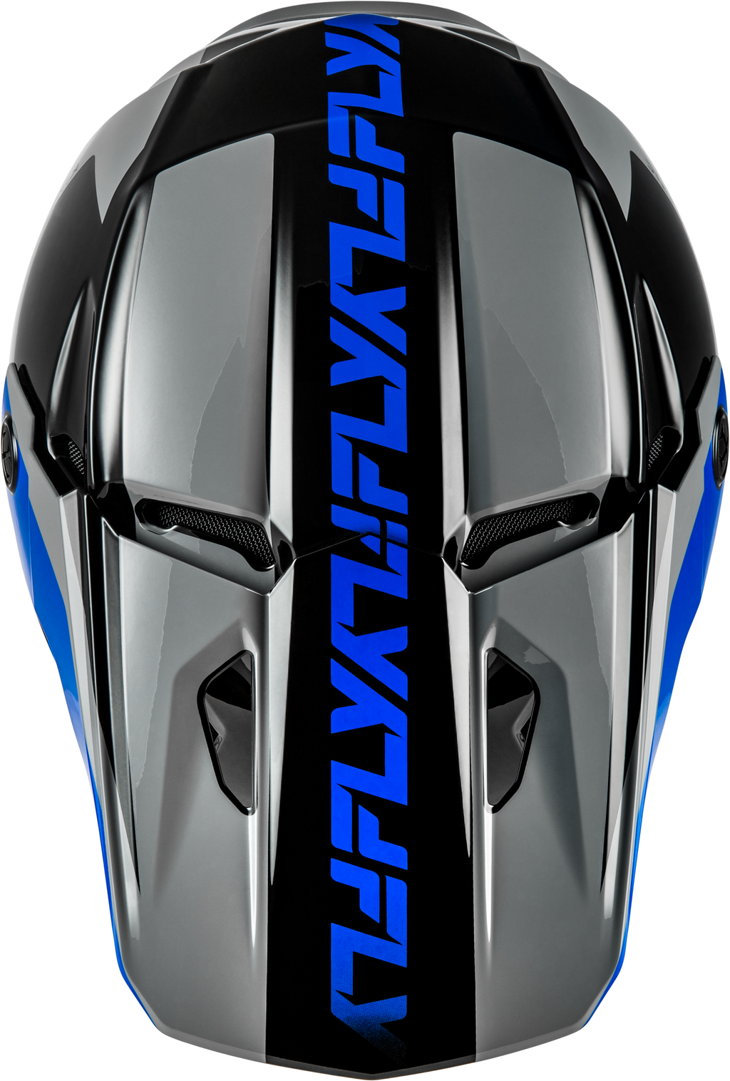 Kinetic Crest Helmet Grey/Black/Blue Xs