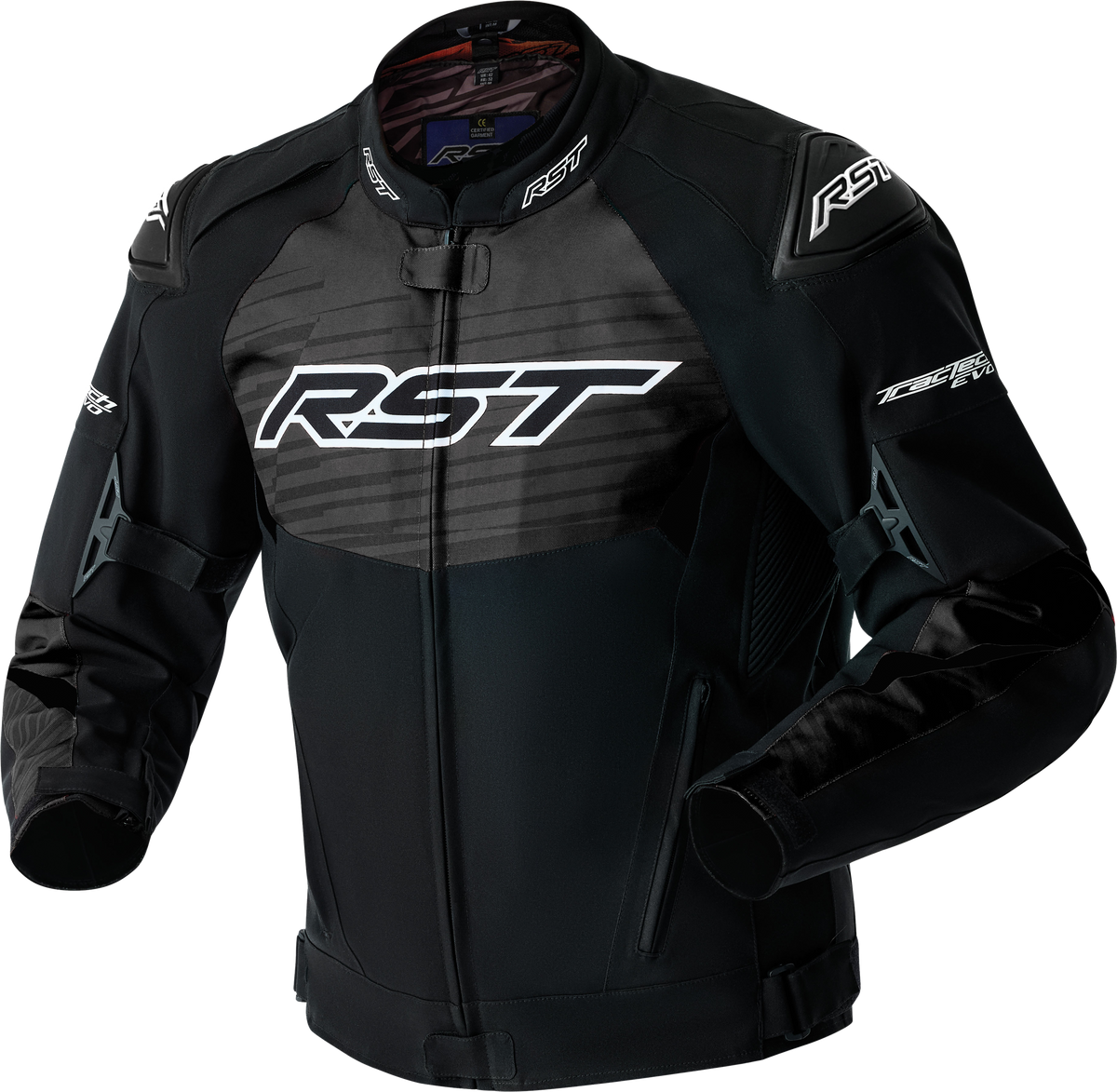 Tractech Evo D3o Jacket Black/White Textile Lg