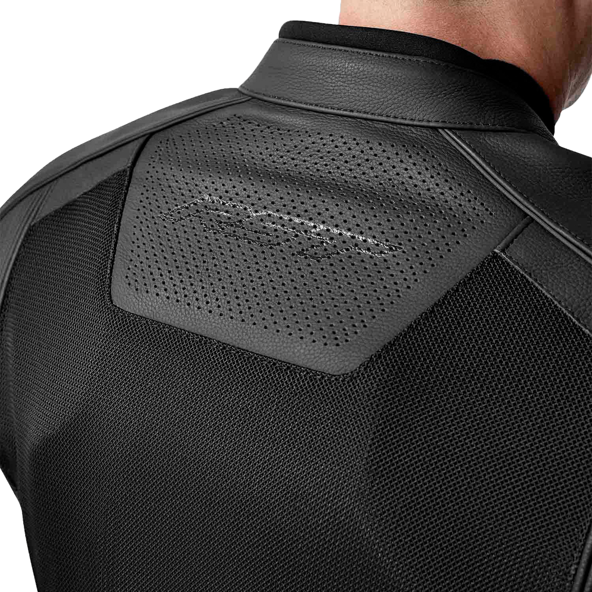 S1 D3o Mesh Leather Jacket Black Sm