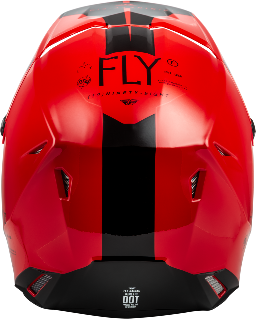 Kinetic Lite Rival Helmet Gloss Red/Black Sm