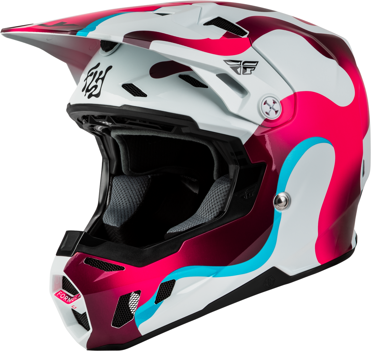 Formula Cc Vibe Helmet White/Pink/Blue Xs