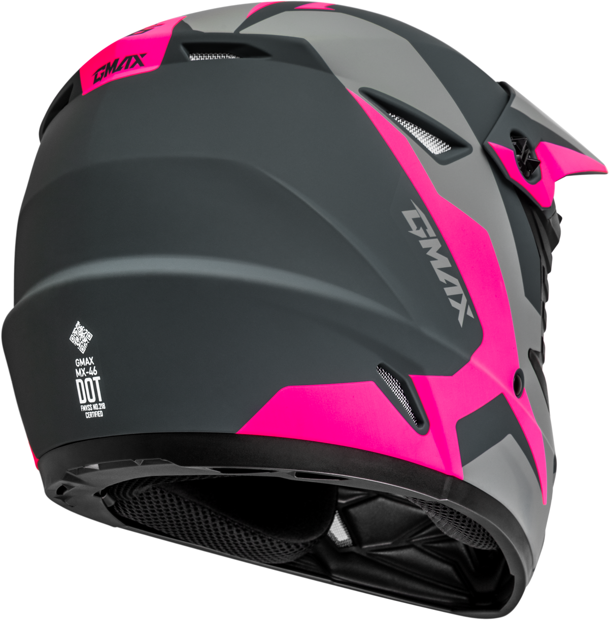 Youth Mx 46y Cyclus Helmet Matte Grey/Pink Ym