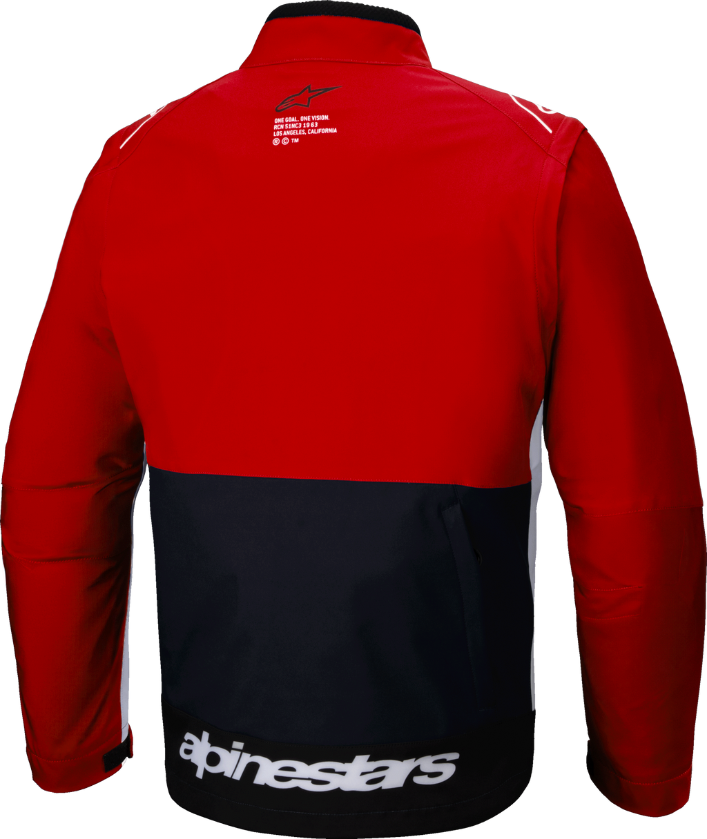 Lite Dura Softshell Jacket Black/Bright Red/White Sm