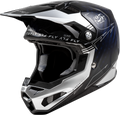 Youth Formula S Carbon Legacy Helmet Blue Carbon/Silver Yl