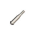 Flo Supply 4AN Convex Male Stainless Crimped Hose End - 34mm Long