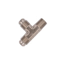 Flo Supply 1/8" NPT x 4AN x 4AN Run Tee Fitting - Male/Male/Male