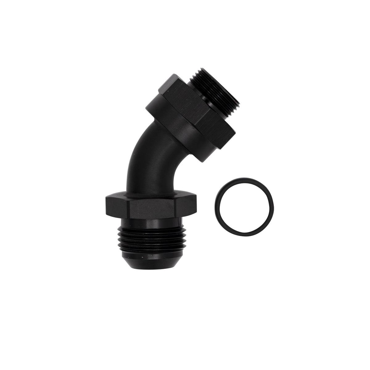 Flo Supply M22 ORB 45 Degree Male to 8AN Male Swivel Adapter