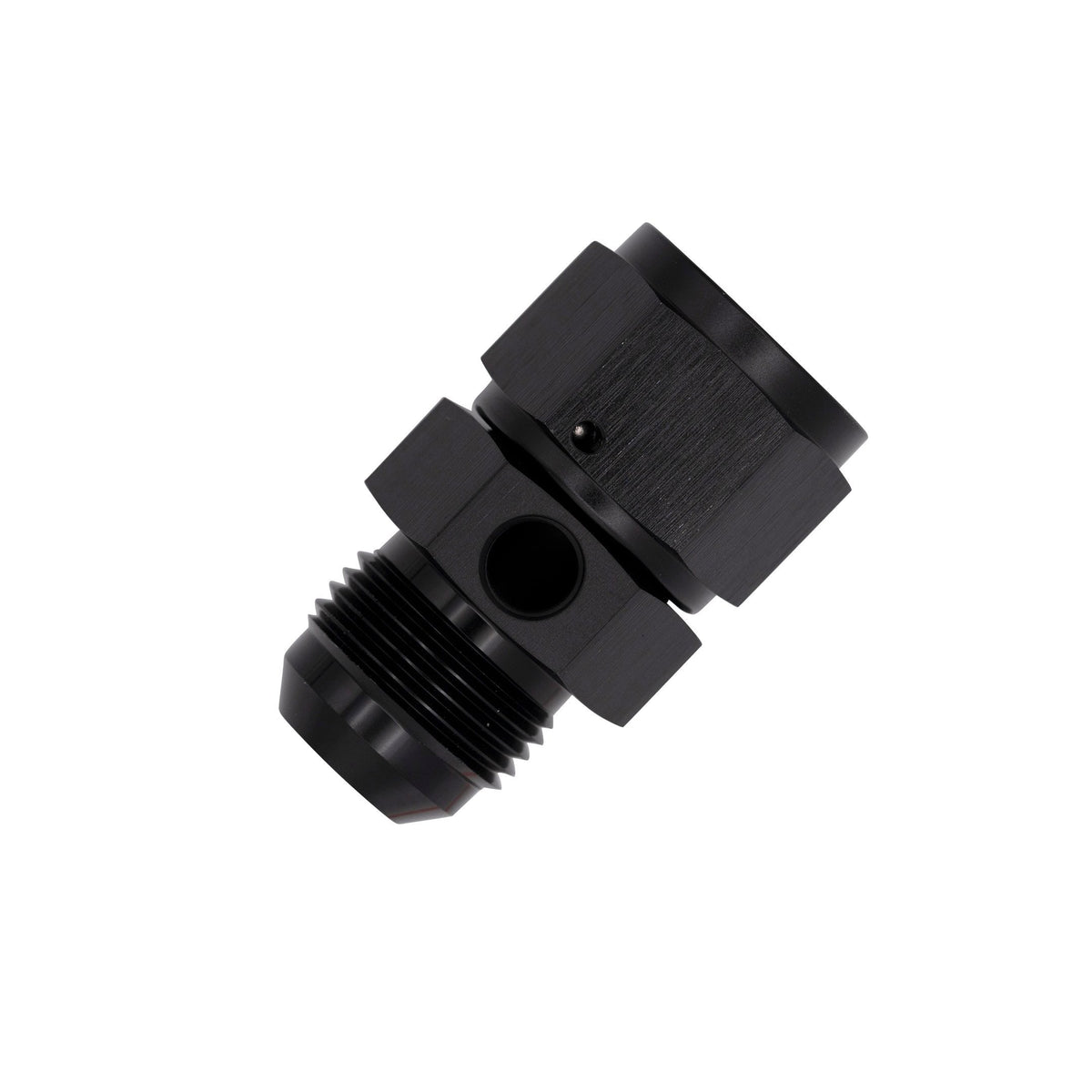 Flo Supply 8AN Female To Male Swivel Adapter Manifold with 1/8" NPT Port