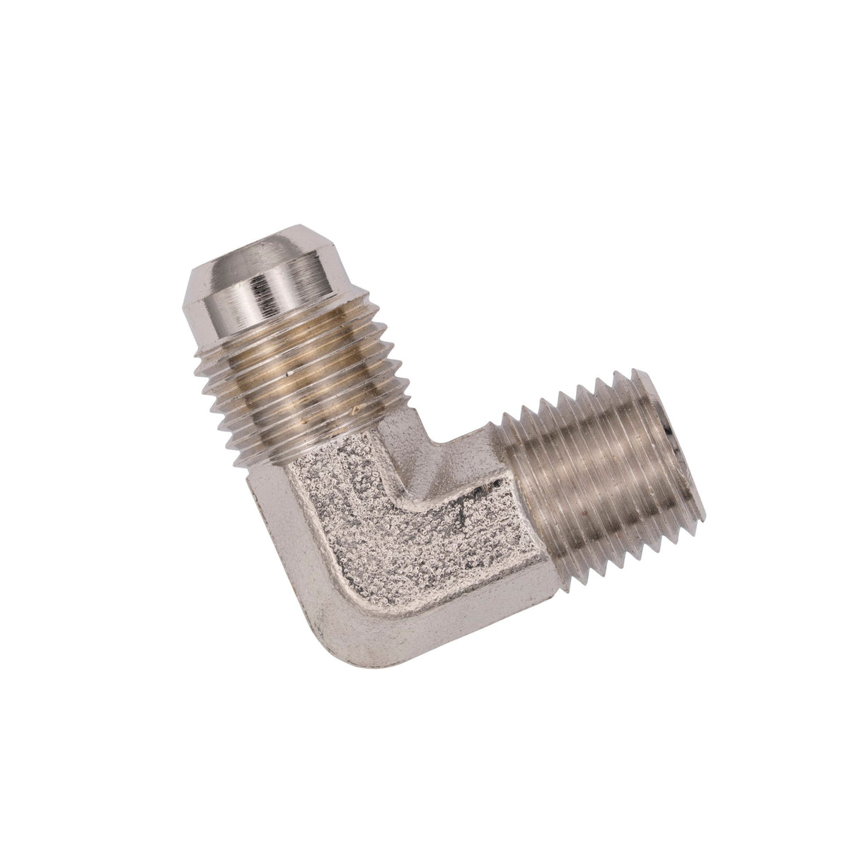 Flo Supply 1/4" NPT x 6AN 90 Degree Fitting - Male/Male