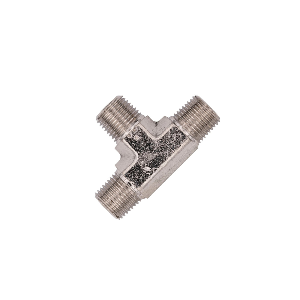 Flo Supply 1/8" NPT x 1/8" NPT x 1/8" NPT Tee Fitting - Male/Male/Male