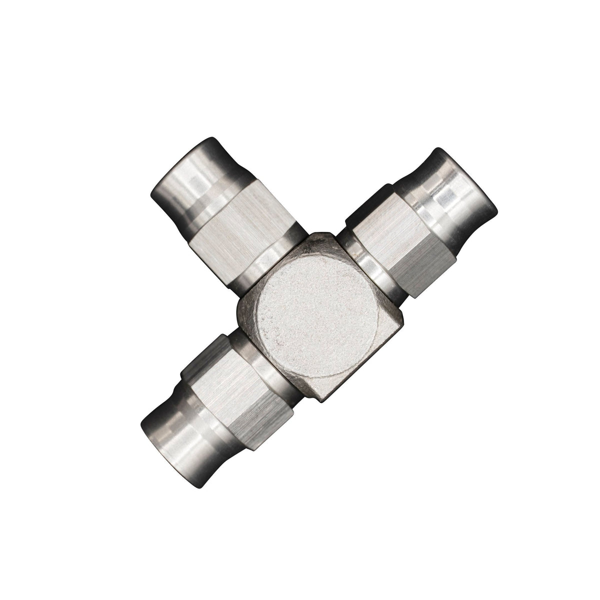 Flo Supply 3AN Hose End Tee Block With Out Mounting Tab
