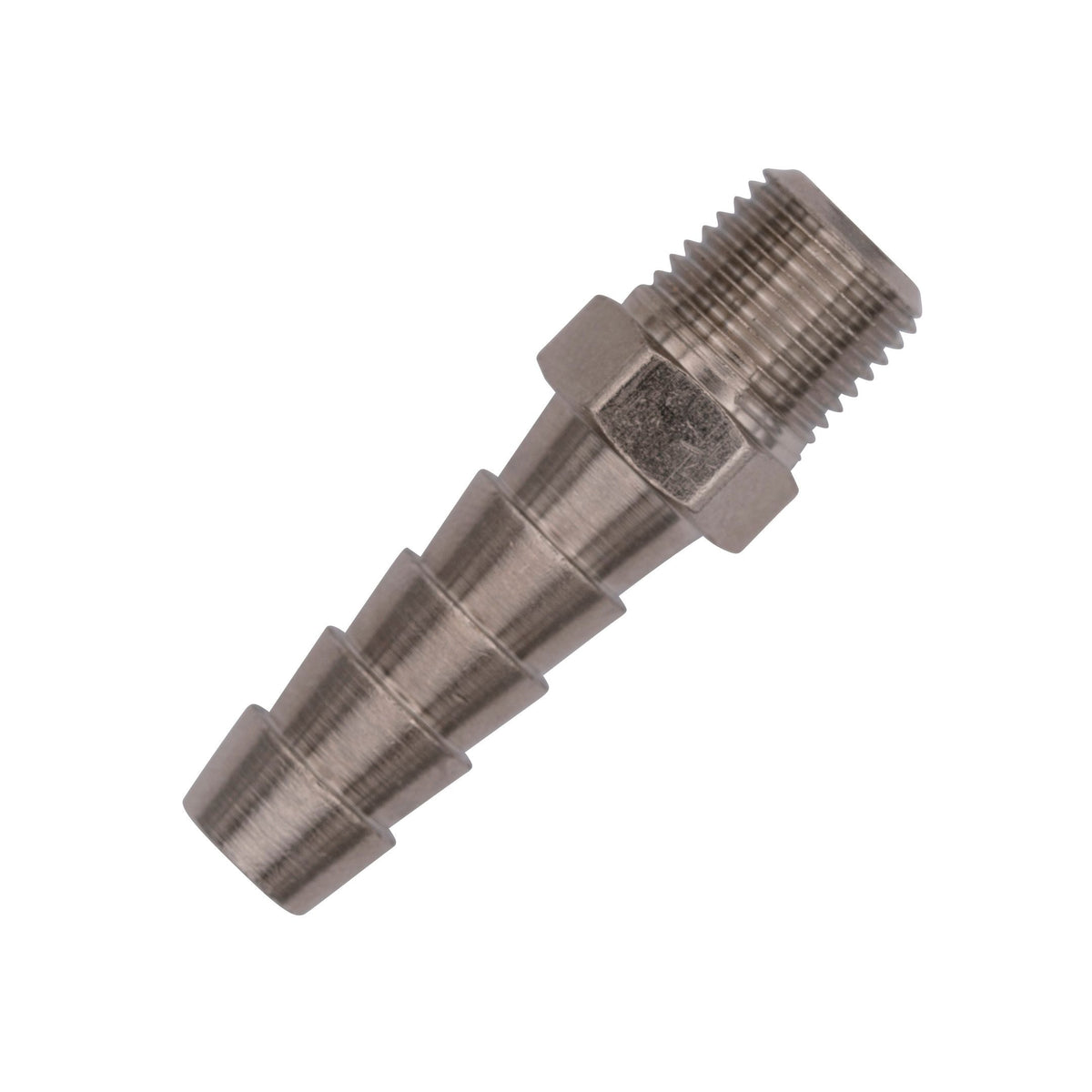 Flo Supply 1/8" NPT x 5/16" Straight Hose Barb Fitting - Male/Male