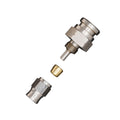 Flo Supply SAE 3/8-24 Female Bubble Flare to 3AN Hose End