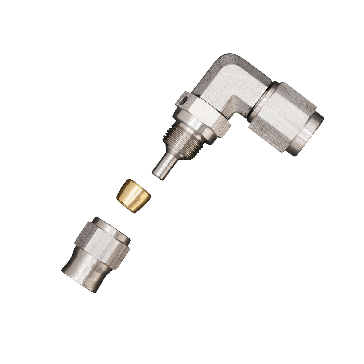 Flo Supply M10X1.5 Female 90 Degree to 3AN Hose End