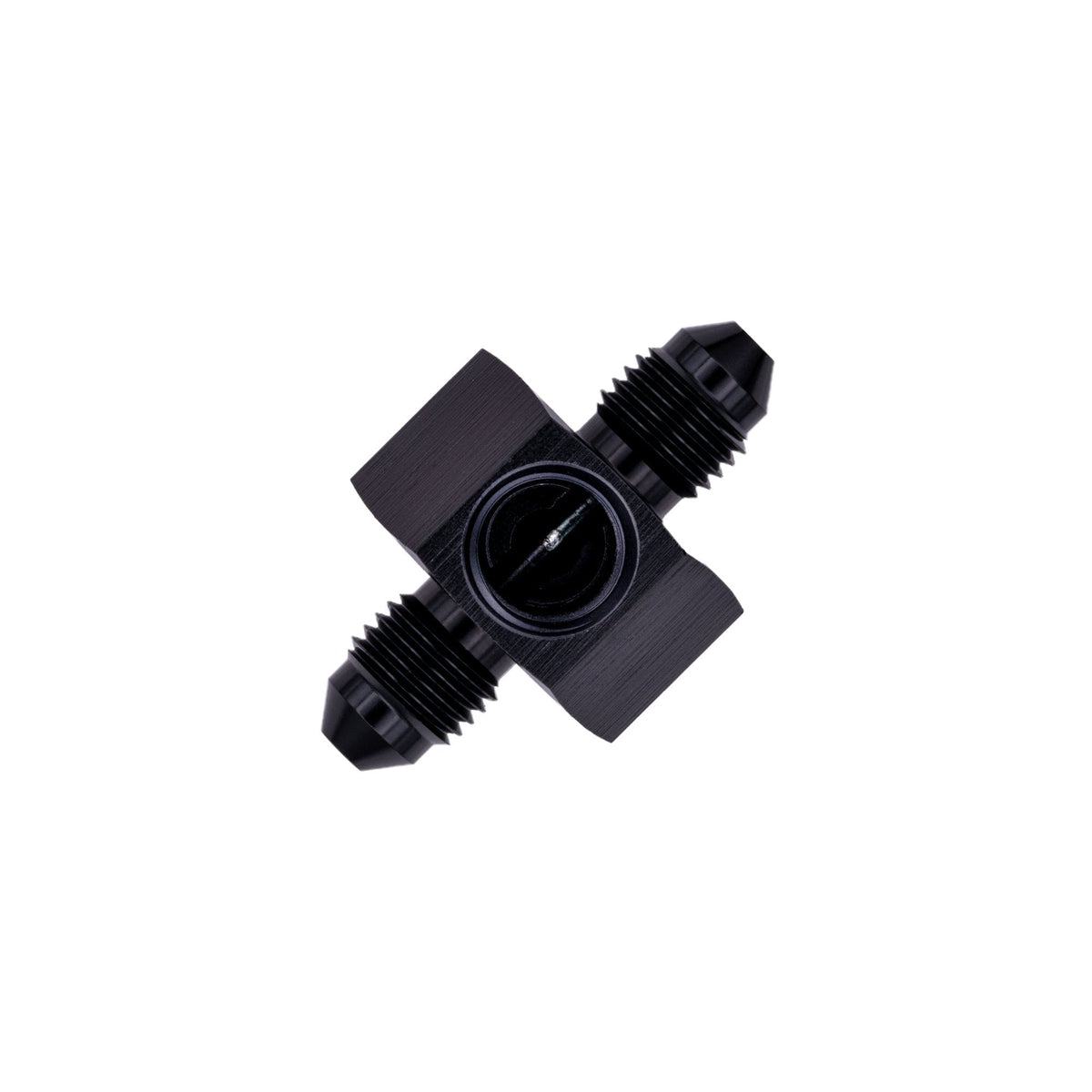 Flo Supply 16AN Male Inline Port Adapter Manifold with 1/8"NPT Port