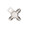 Flo Supply 3AN Male Tee Block With Mounting Tab