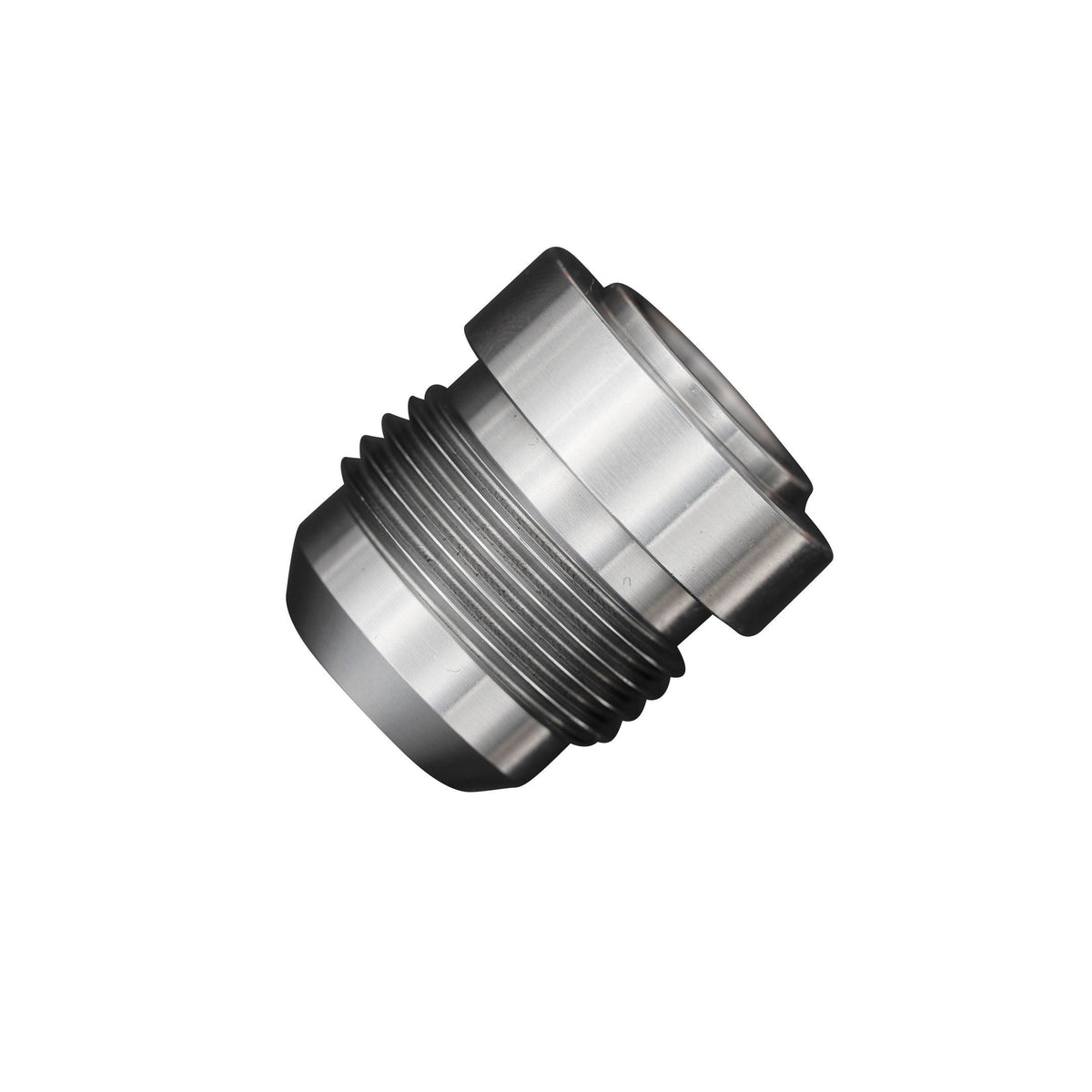 Flo Supply Aluminum Male 3AN Weld-On Bung - Flanged