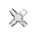Flo Supply 3AN Hose End Tee Block With Mounting Tab