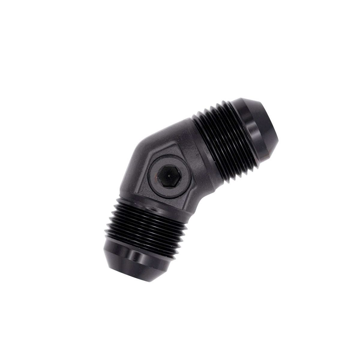 Flo Supply 8AN Male 45 Degree Union Adapter Manifold With 1/8" NPT Port