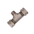 Flo Supply 1/8" NPT x 3/8" Compression x 3/8" Compression Branch Tee Fitting