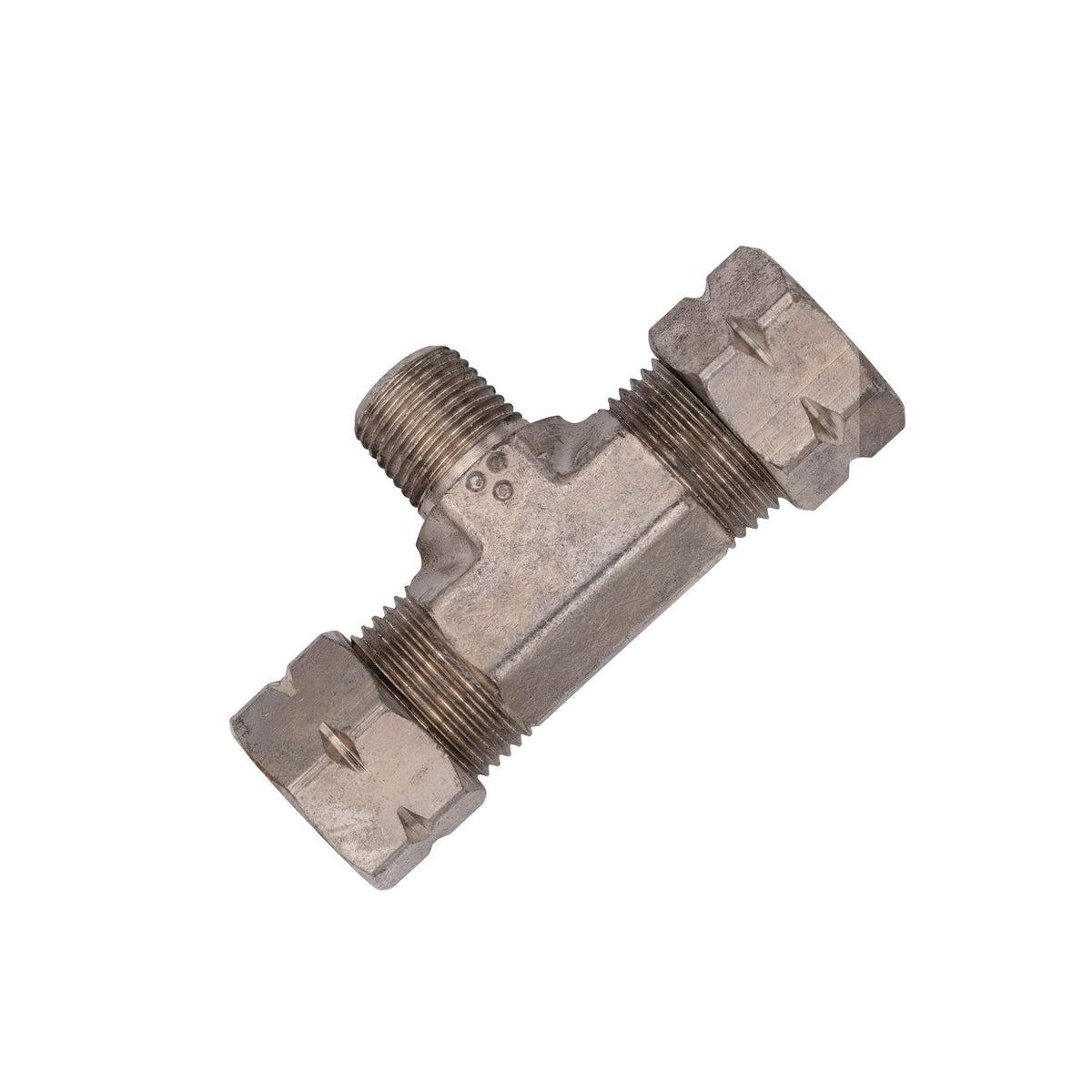 Flo Supply 1/8" NPT x 3/8" Compression x 3/8" Compression Branch Tee Fitting