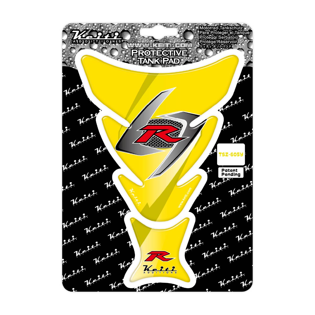 Keiti Additions TSZ-605Y Suzuki Tank Pad